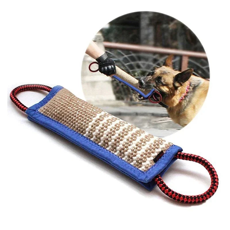 Natural Jute Dental Chew Toy for dogs with rope braided design
