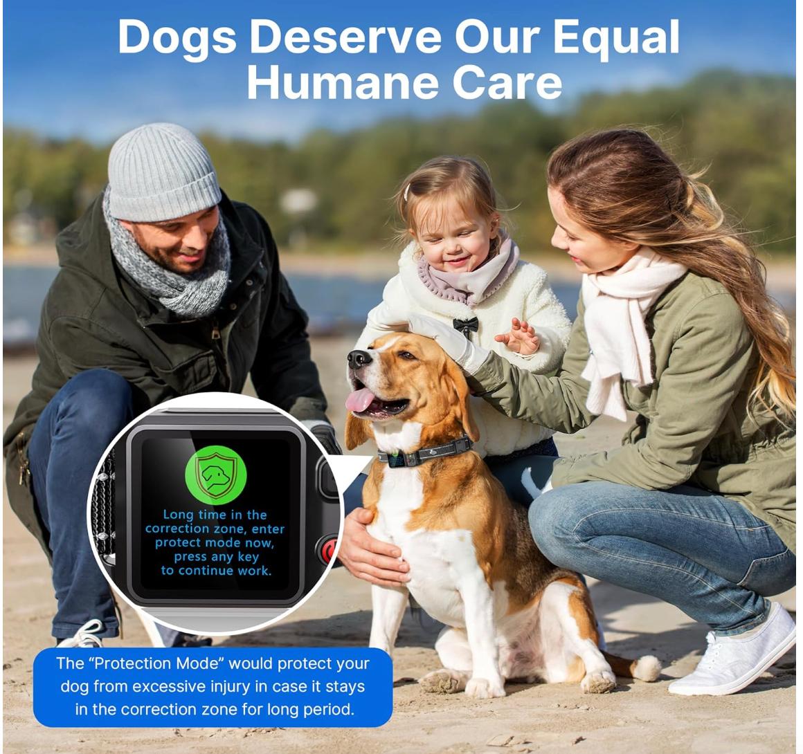 Wireless GPS Dog Fence Collar with adjustable boundary range